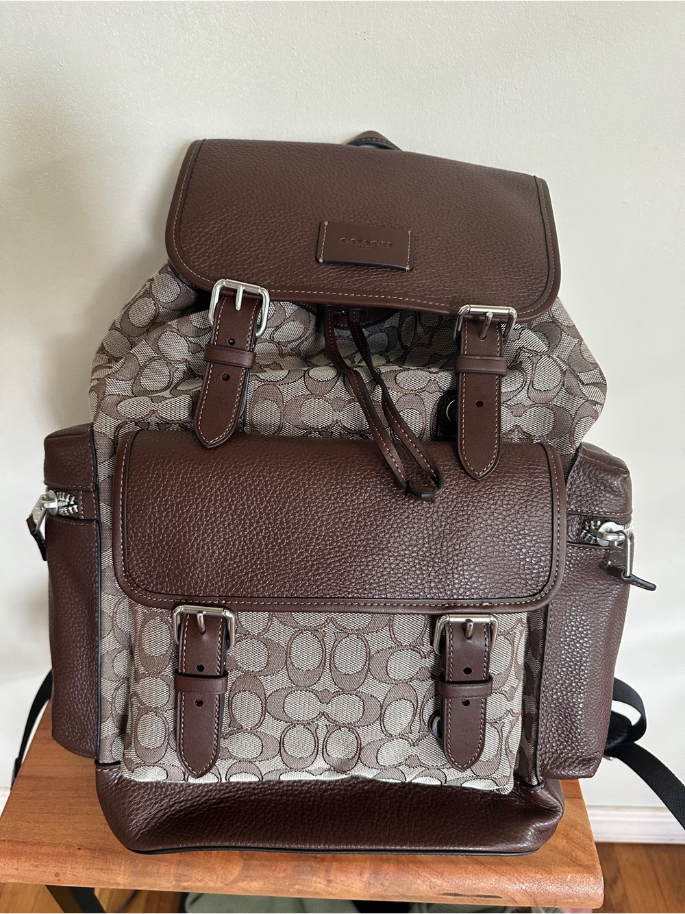Coach Brown Sprint Backpack
In Signature Jacquard